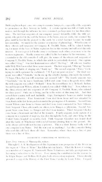 The Maine bugle ... campaign; 1-5 Jan. 1894-Oct. 1898 - Maine.gov