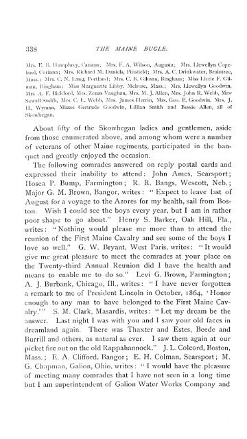 The Maine bugle ... campaign; 1-5 Jan. 1894-Oct. 1898 - Maine.gov