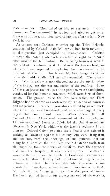 The Maine bugle ... campaign; 1-5 Jan. 1894-Oct. 1898 - Maine.gov