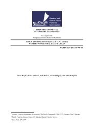 Stock assessment of skipjack tuna in the western and central Pacific ...