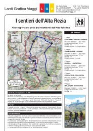 I sentieri dell'Alta Rezia - Lardi Grafica Viaggi