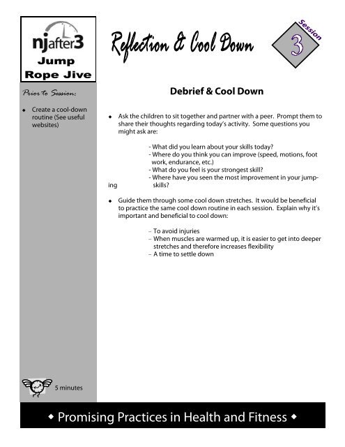 Jump Rope Jive Guide - NJ After 3