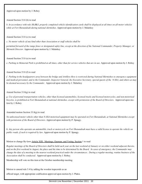 Regional Commanders - The North-South Skirmish Association, Inc.