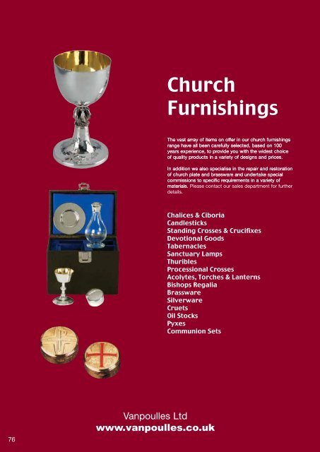 Download - Vanpoulles Church Furnishers
