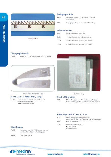 Accessories Catalogue - Medray