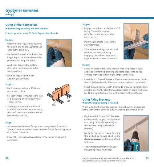 Gyplyner Universal Ceili