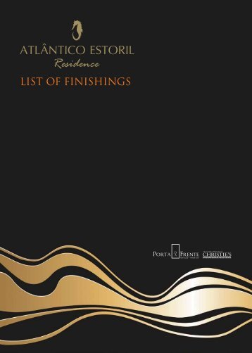Download finishes list here - Atlântico Estoril Residence