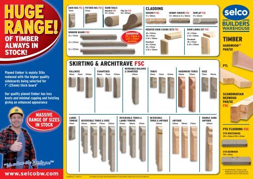 Of Timber Always In Stock Selco Of Timber Always In Stock Selco