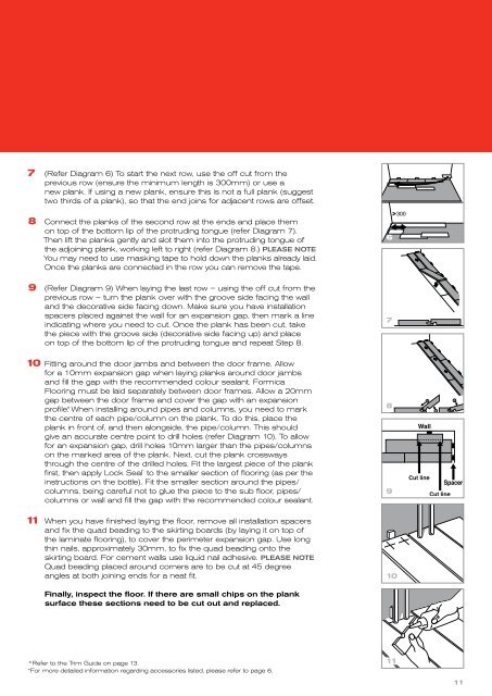 flooring installation, care and maintenance guide - Formica