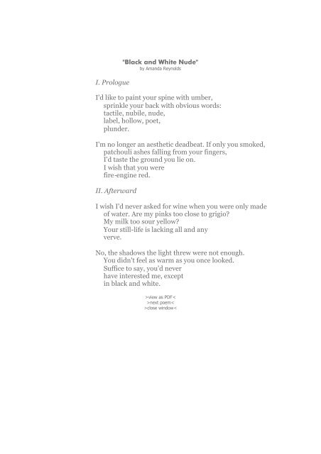 Some of the best poems you'll read - Perigee