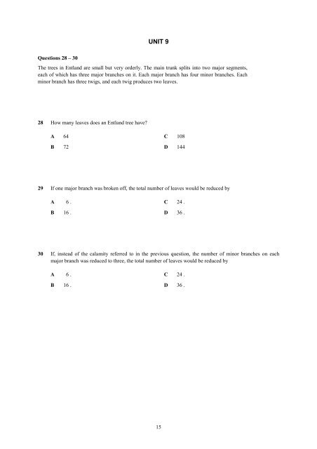 Sample Prompts for the STAT Written English