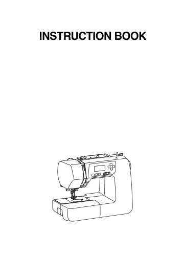 INSTRUCTION BOOK - Janome