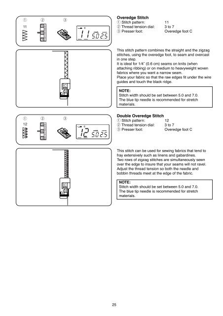 INSTRUCTION BOOK - Janome