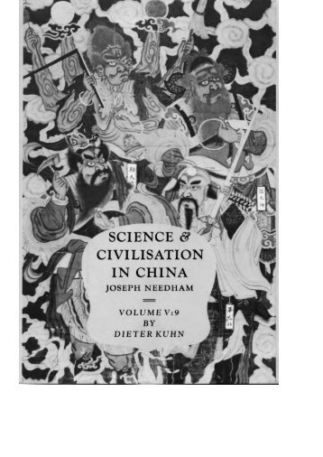 science and civilis- ation in china