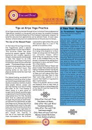 Vol. 2 No. 1 - Hariharananda Kriya Yoga