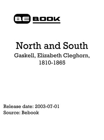 North And South - Gaskell Elizabeth Cleghorn.pdf - Cove Systems