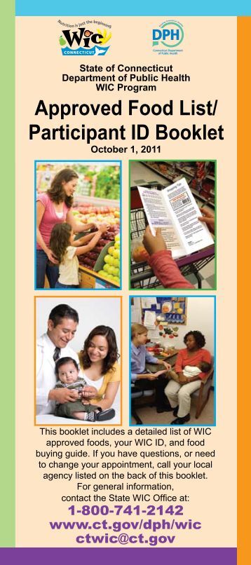 Wic Ct Food List Wic Ct Food List
