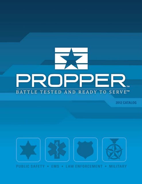 2012 CatalOg - Propper