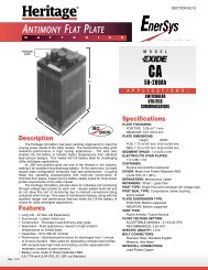 NEW FORMAT 52.10 CA - EnerSys