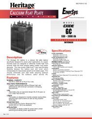 NEW FORMAT 51.50 GC - EnerSys