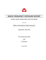 RADIO FREQUENCY EXPOSURE REPORT - Silver Spring Networks