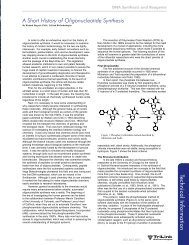 A Short History of Oligonucleotide Synthesis - TriLink BioTechnologies