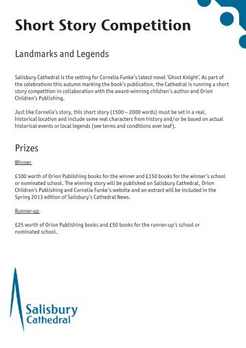 Short Story Competition - Salisbury Cathedral