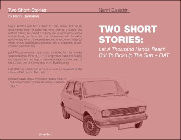 Two Short Stories Nanni Balestrini.pdf - Libcom