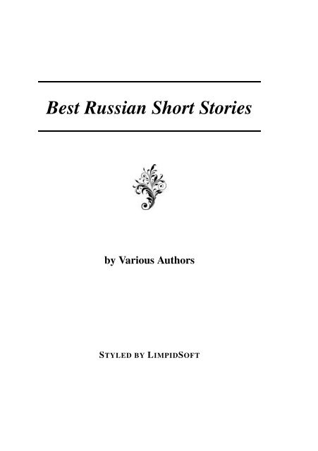 Best Russian Short Stories - LimpidSoft