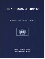 THE NET BOOK OF RIDDLES - World eBook Library - World Public ...