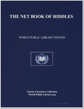 THE NET BOOK OF RIDDLES - World eBook Library - World Public ...