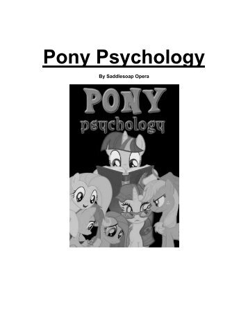 Pony Psychology - deviantART