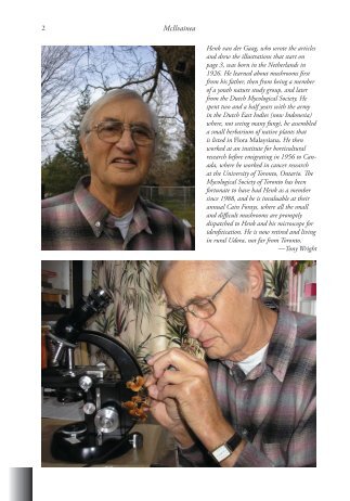 McIlvainea - North American Mycological Association
