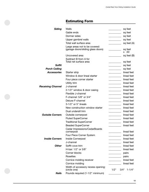 Installation Guide - CertainTeed