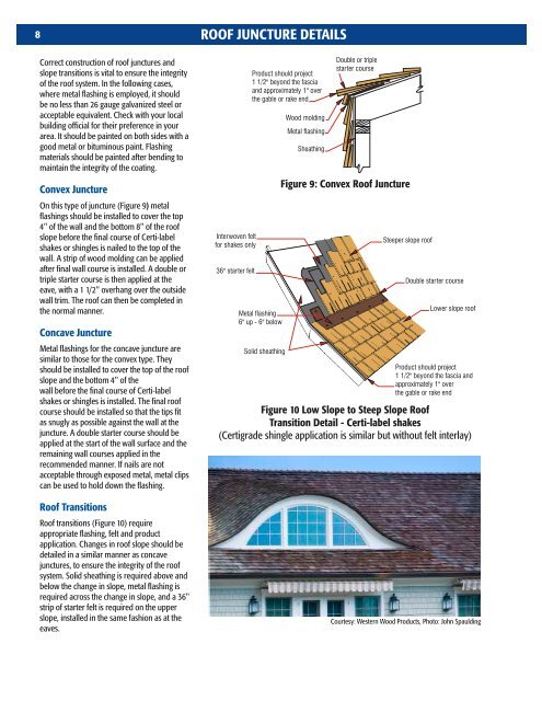 New Roof Construction MANUAL - Cedar Shake and Shingle Bureau