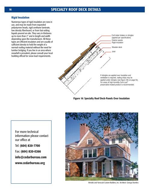 New Roof Construction MANUAL - Cedar Shake and Shingle Bureau