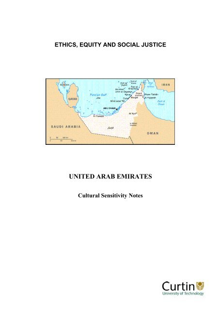 United Arab Emirates - Ethics, Equity & Social Justice - Curtin ...