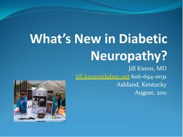 What's New in Diabetic Neuropathy?