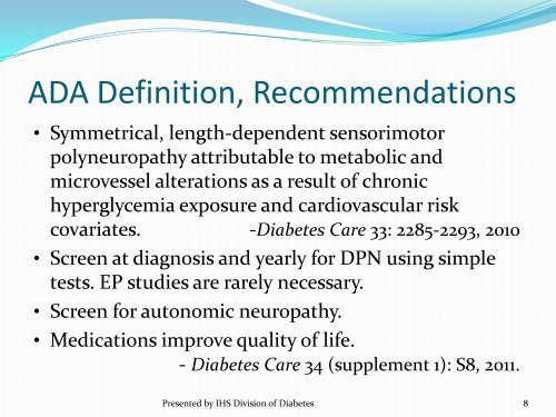 What's New in Diabetic Neuropathy?