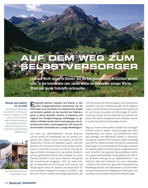 Illwerke VKW Magazin