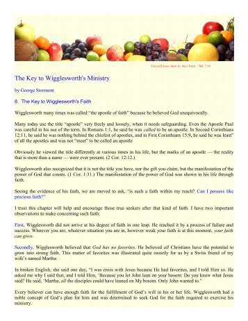 The Key to Wigglesworth's Ministry - Enter His Rest