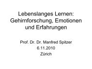 Vortrag Prof. Dr. Manfred Spitzer - Spiraldynamik