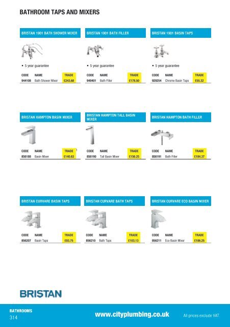 core range always in stock - City Plumbing Supplies