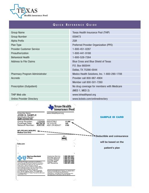 Bcbstx Id Card