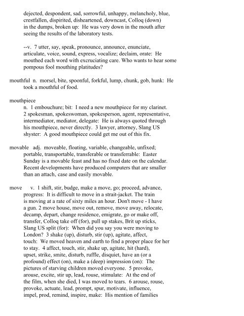 The Oxford Thesaurus An A-Z Dictionary of Synonyms INTRO ...