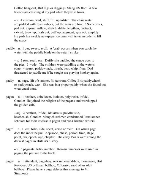 The Oxford Thesaurus An A-Z Dictionary of Synonyms INTRO ...