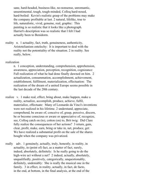 The Oxford Thesaurus An A-Z Dictionary of Synonyms INTRO ...