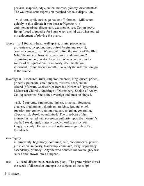 The Oxford Thesaurus An A-Z Dictionary of Synonyms INTRO ...