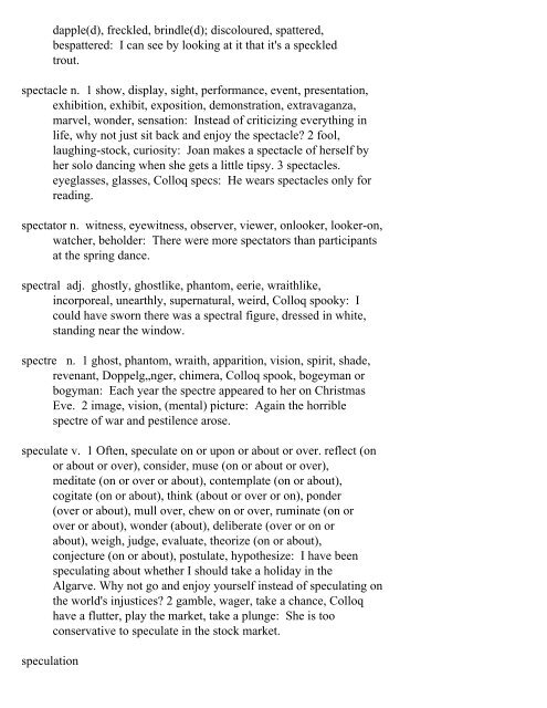 The Oxford Thesaurus An A-Z Dictionary of Synonyms INTRO ...