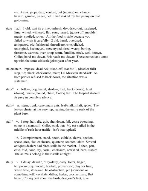 The Oxford Thesaurus An A-Z Dictionary of Synonyms INTRO ...